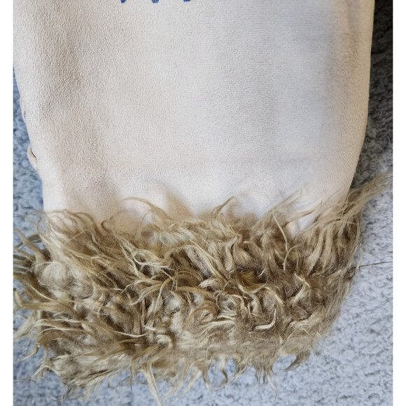 Trail of Painted Ponies Women's XL Long Jacket Faux Suede Fur Lined Stitched - Picture 5 of 11